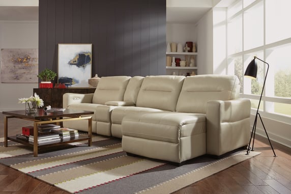 Flexsteel reclining sectional