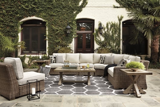 weather resistant outdoor sectionals