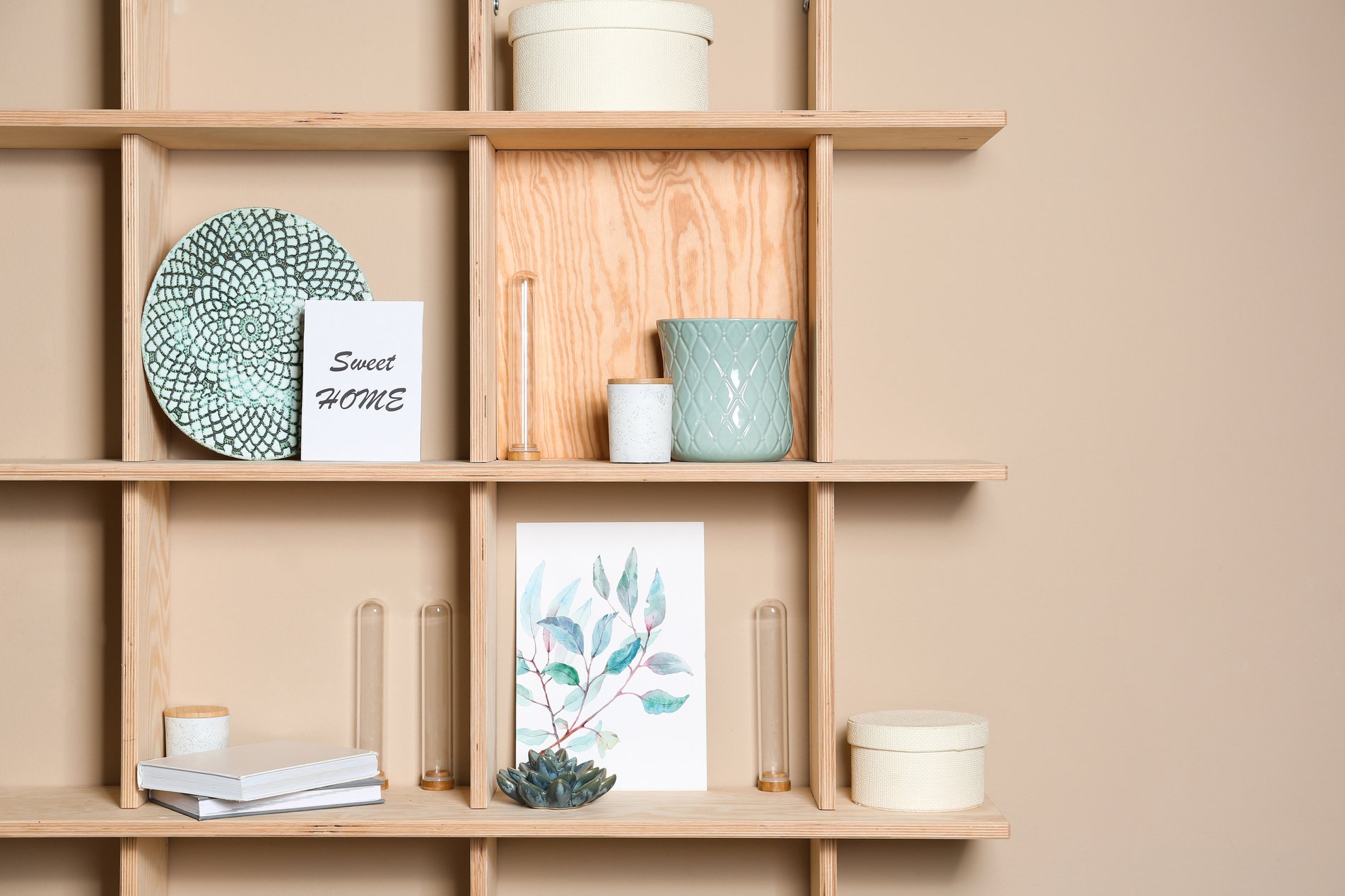 decorating shelves