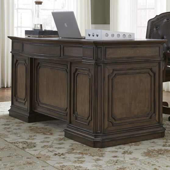 dark brown executive desks 