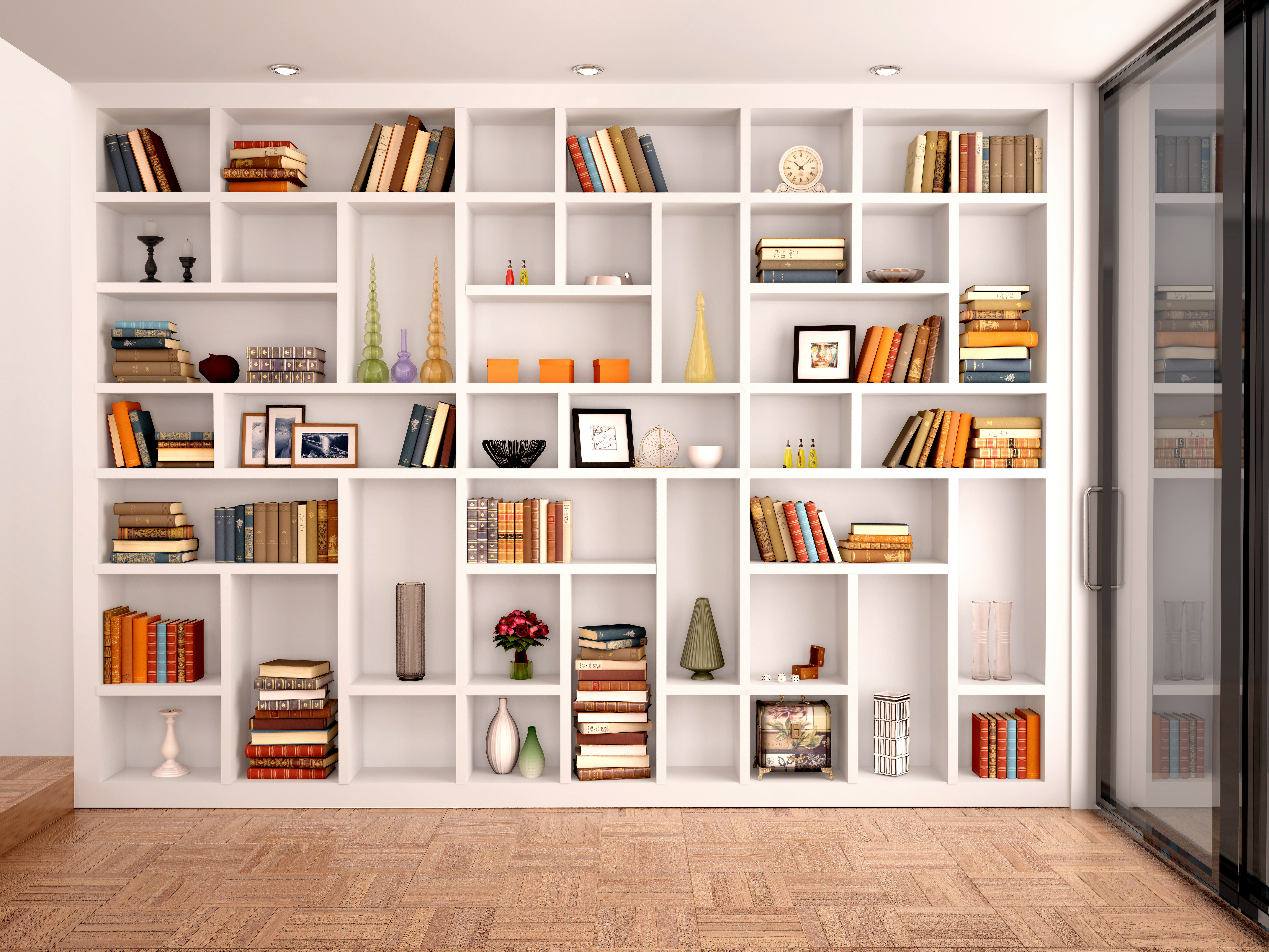 How to Decorate Bookcases and Shelves The Furniture Mall