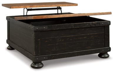 lift-top coffee table with storage