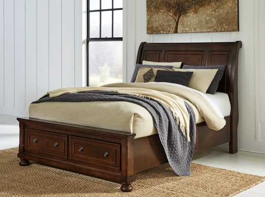 Porter Queen Sleigh Storage Bed 