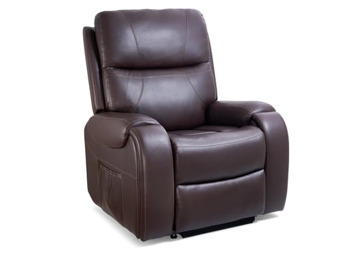 5-Zone Power Recliner in Coffee Bean from Ultra-Comfort at The Furniture Mall