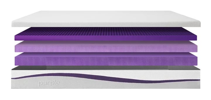 inside classic purple mattress