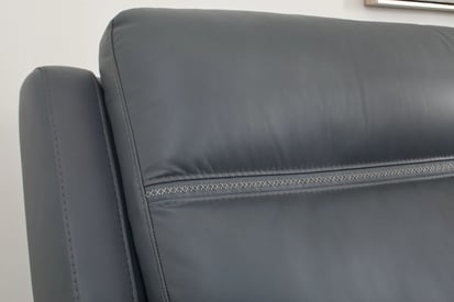 Flexsteel Furniture Review: Comparison  up close stitching sawyer