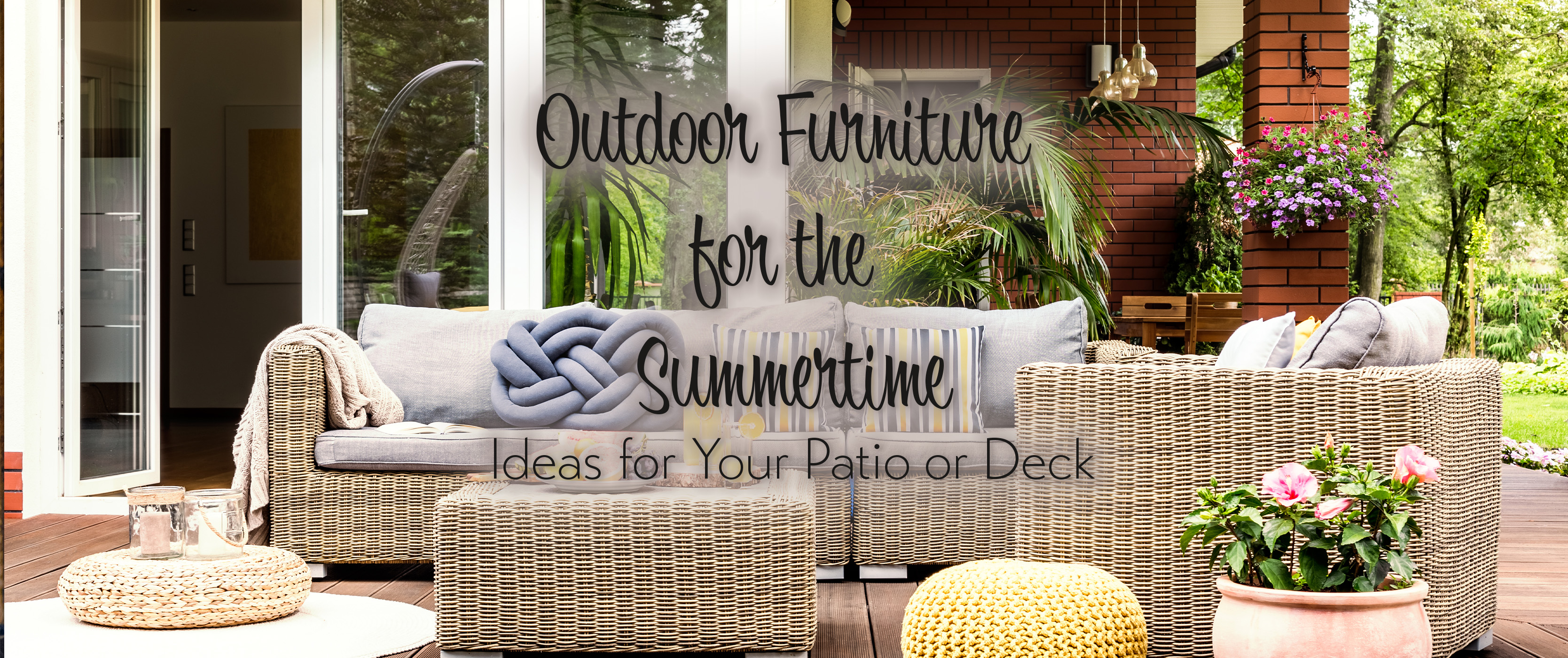 Stylish outdoor furniture ideas for enhancing your summer patio