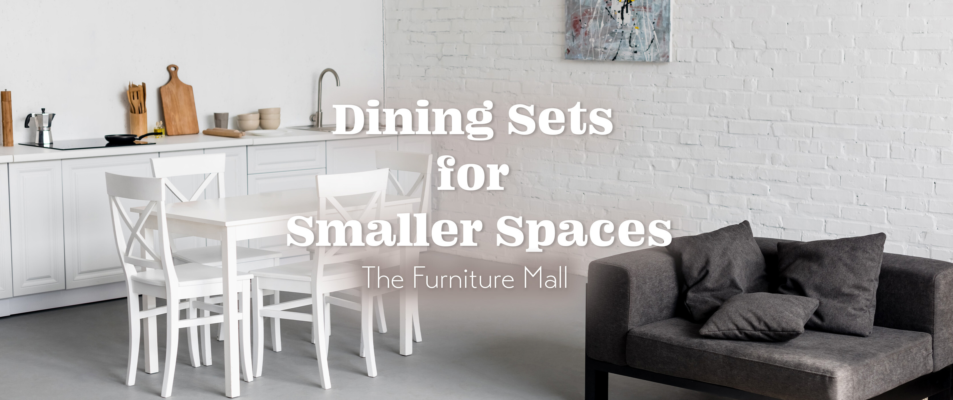 Compact and stylish dining sets designed for smaller spaces