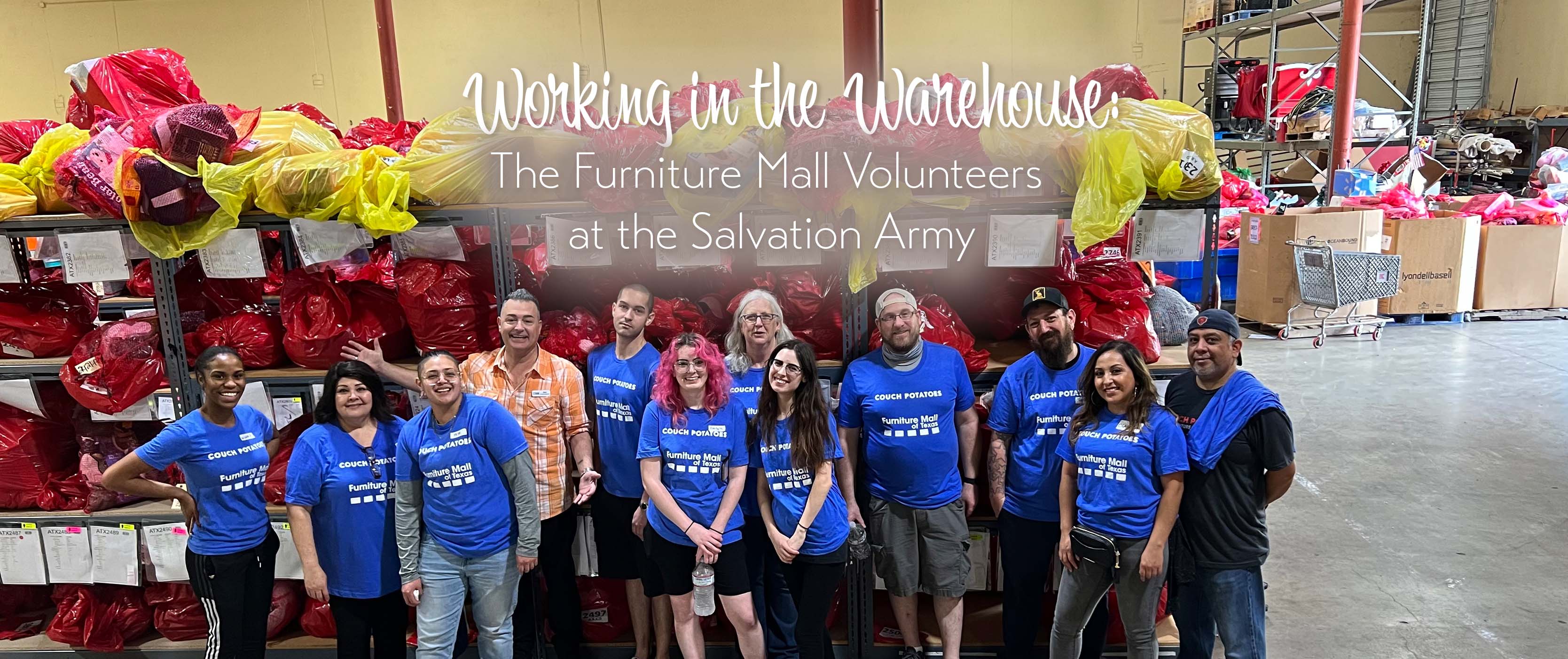 Working in the Warehouse: The Furniture Mall Volunteers at the Salvation Army